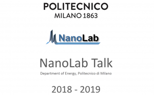 NanoLab Talk abstracts 2018-2019